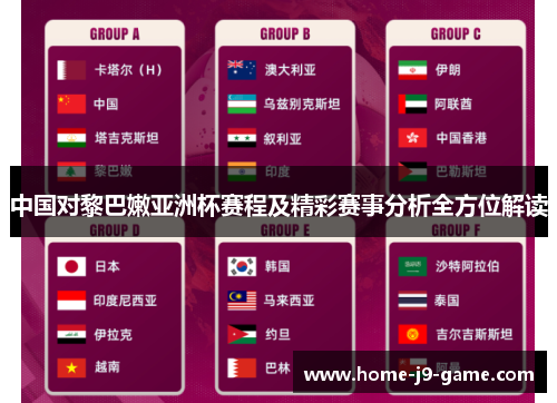 中国对黎巴嫩亚洲杯赛程及精彩赛事分析全方位解读